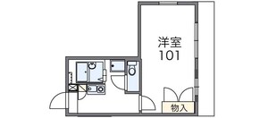 レオパレス欅の物件間取画像